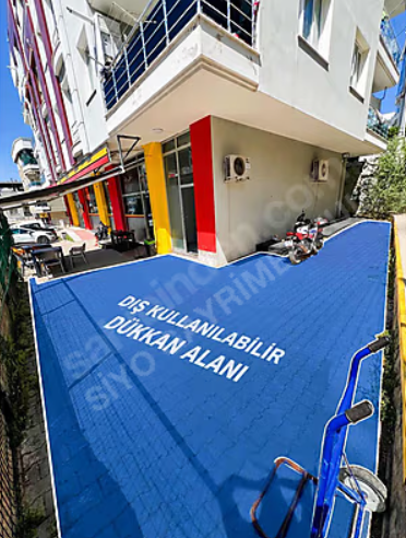SİYO'DAN NARLIDERE'DE YÜKSEK TAVANLI, GENİŞ DIŞ ALANLI DÜKKAN